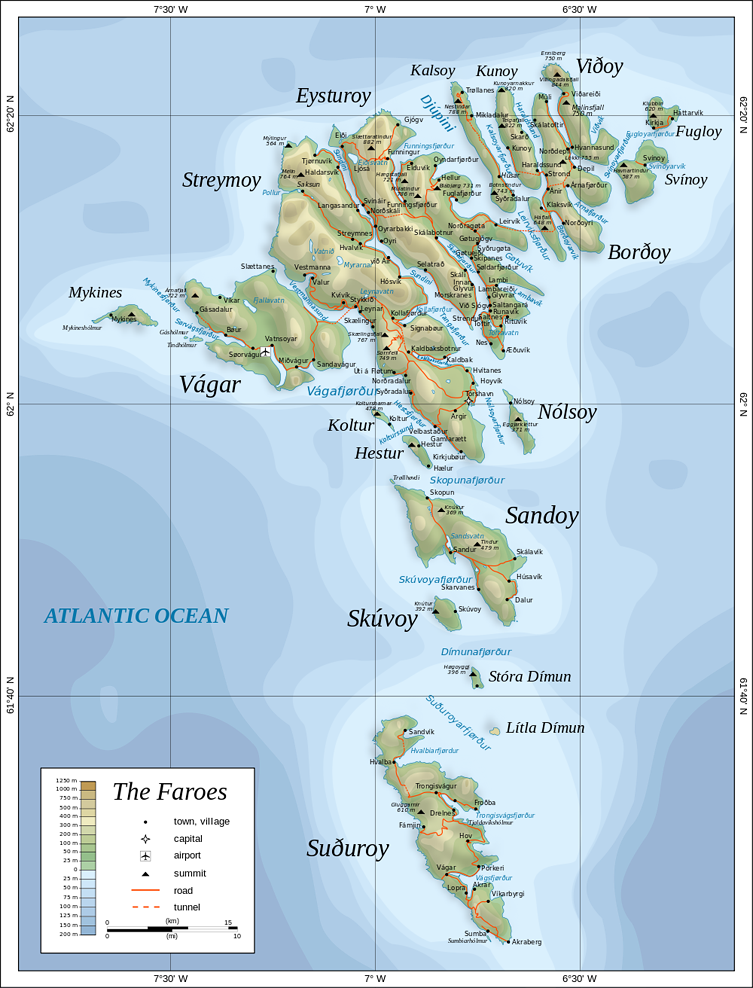 753px Map of the Faroe Islands en